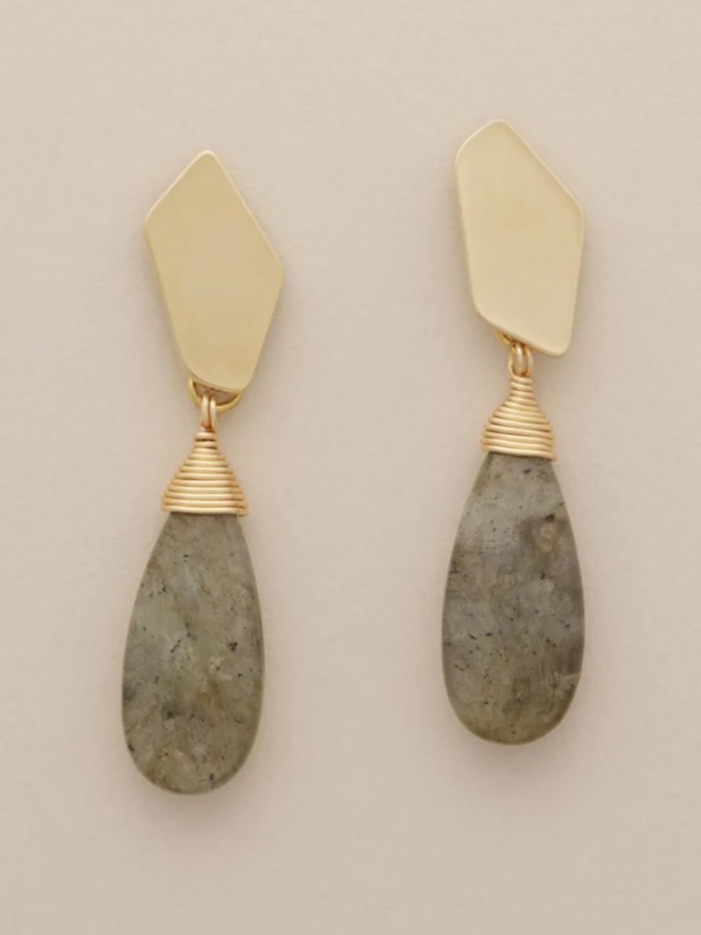 Lucky Brand Gold Jade Drop Earrings/NWT